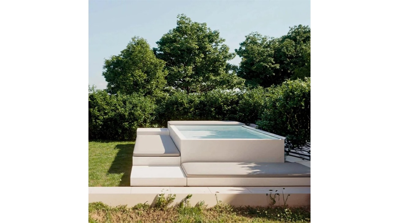 Piscina Prefabricada con Sofá vista 2