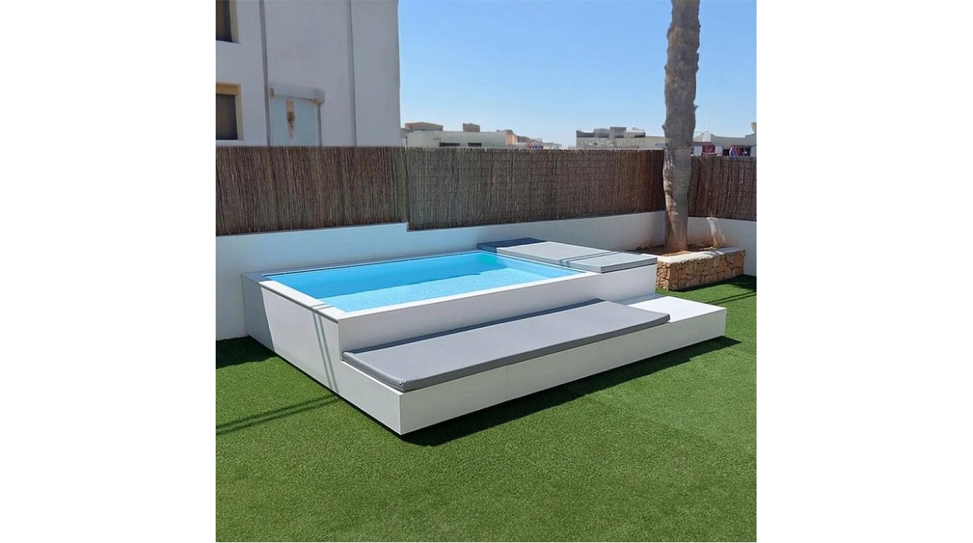 Piscina Prefabricada con Sofá vista 4