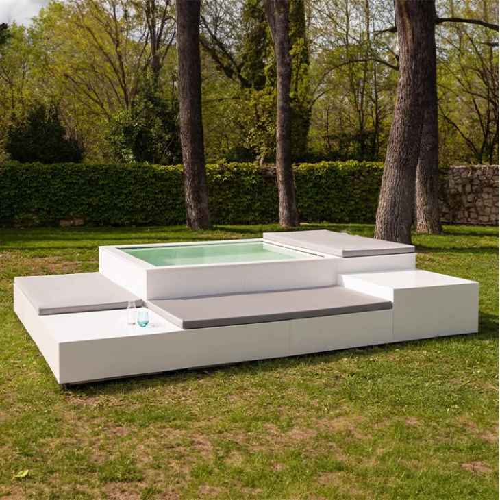 Piscina Prefabricada con Sofá vista 5